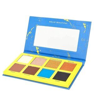 Chella BNIB 8 Shade Neutral Pops Of Color Divine Purpose Eyeshadow Palette